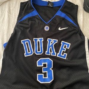 Nike Black and Blue Duke Jersey